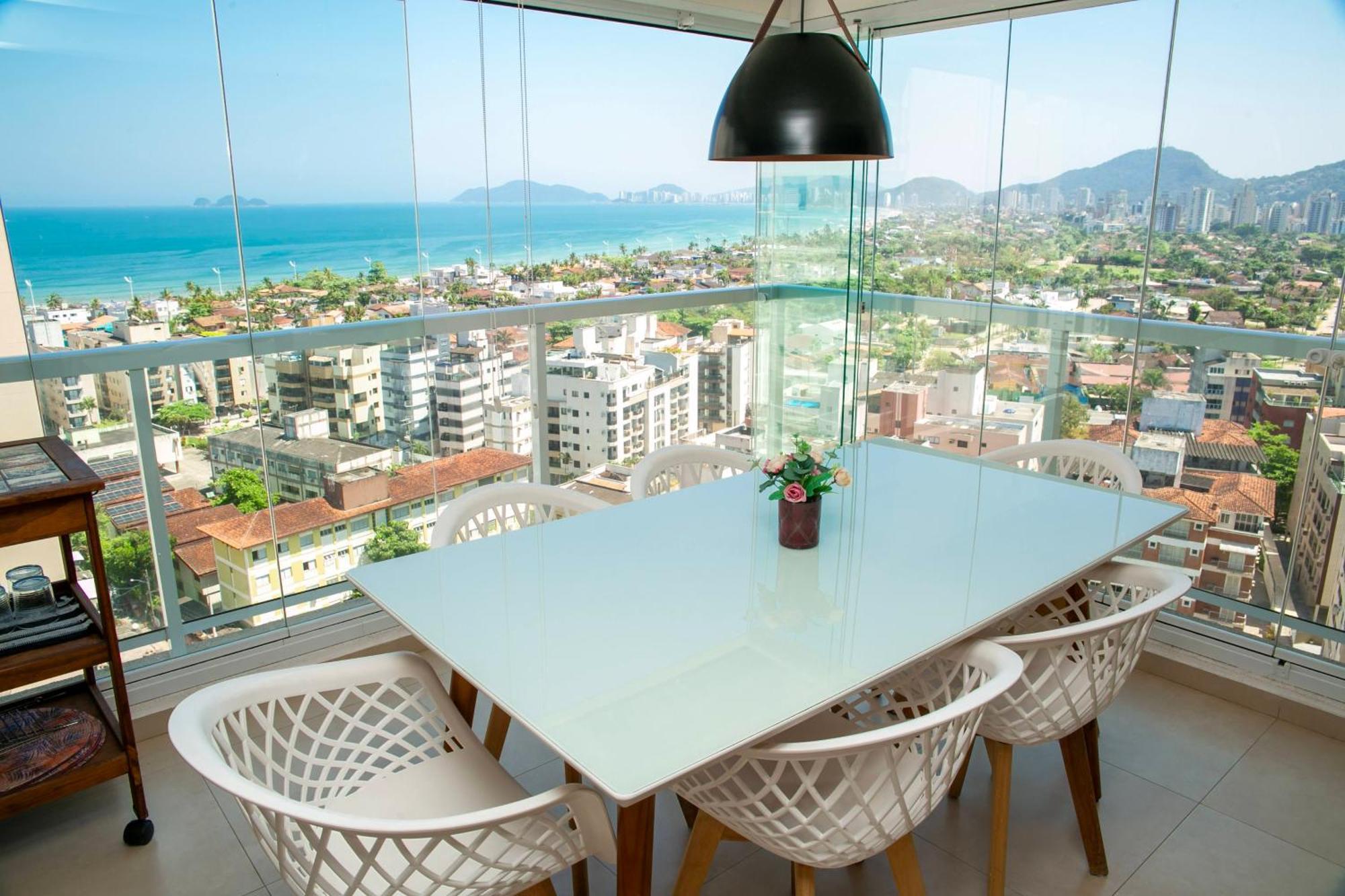 Apartamento Sol Dourado Vista Mar Guaruja Enseada ภายนอก รูปภาพ